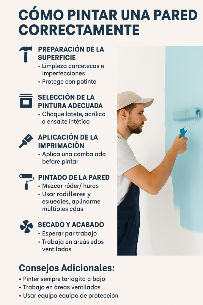 Cómo Pintar una Pared Correctamente